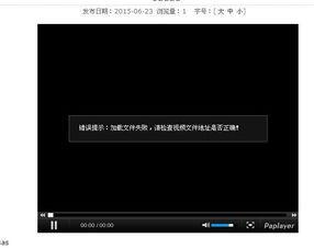 在线视频载入失败,探究原因与解决方案